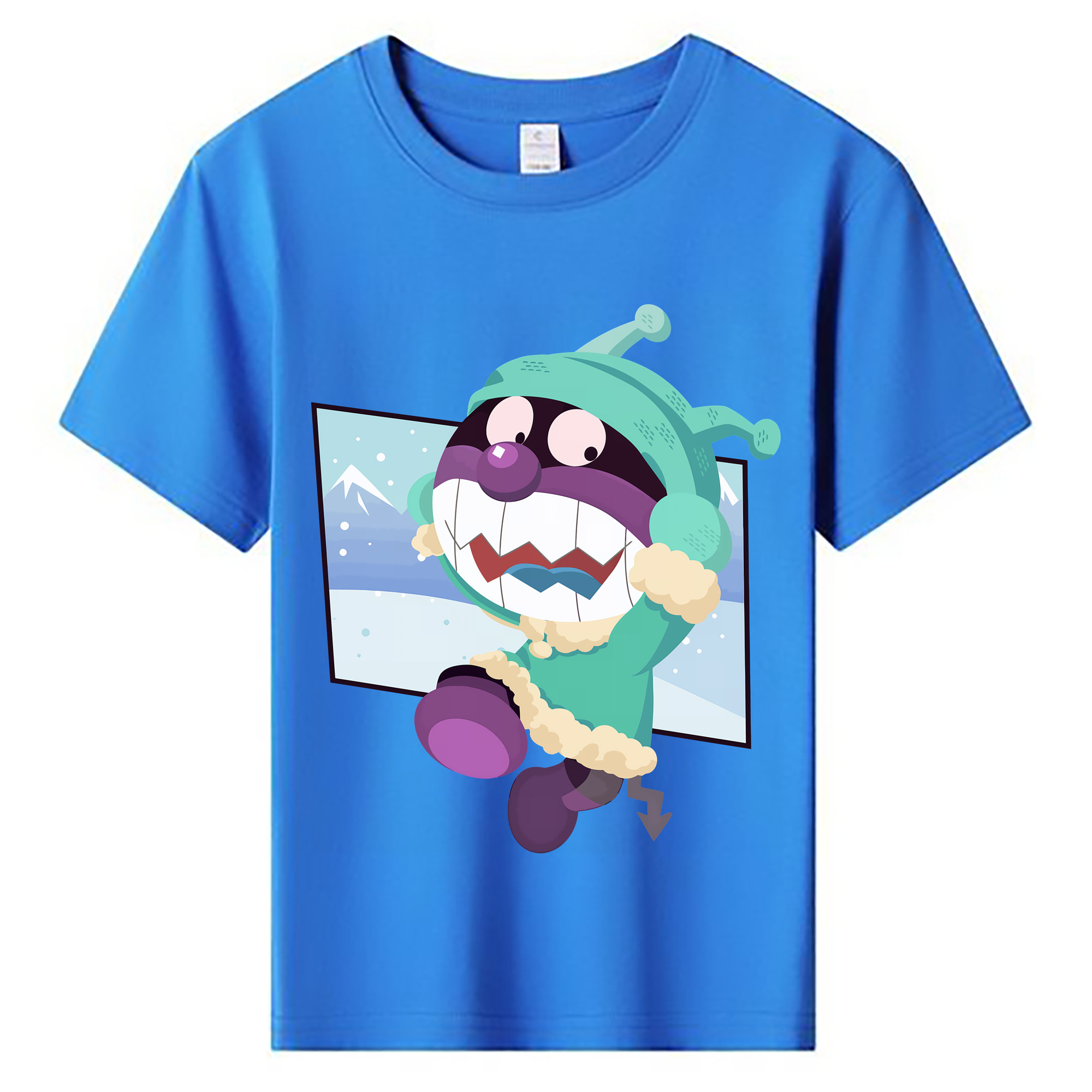（画像用） アンパンマン Anpanman 綿100％キッズTシャツ（フロントプリント）